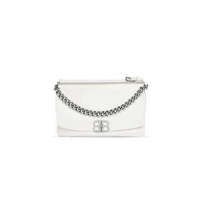 BALENCIAGA LARGE BB SOFT IN WHITE 7484882AAIY9001 (36*23.8*3cm)